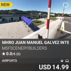 MHRO Juan Manuel Galvez International Airport by msfscenerybuilders. USD $14.99