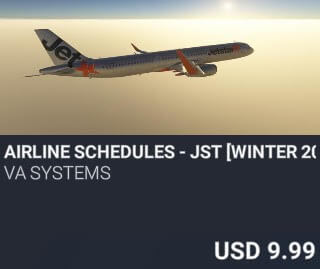 Airline Schedules - JST [Winter 2025] by VA SYSTEMS. USD $9.99