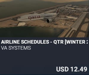 Airline Schedules - QTR [Winter 2025] by VA SYSTEMS. USD $12.49