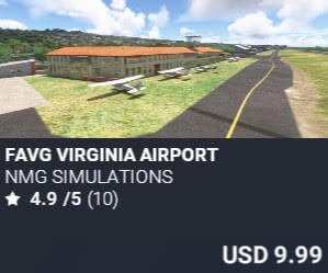 FAVG Virginia Airport by NMG Simulations. USD $9.99