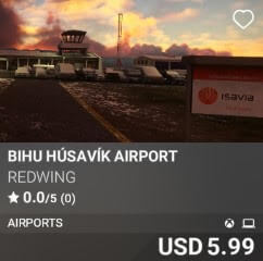 BIHU H&uacute;sav&iacute;k Airport by REDWING. USD $5.99
