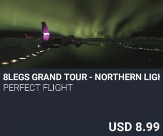 8LEGS GRAND TOUR - NORTHERN LIGHTS by Perfect Flight. USD $8.99
