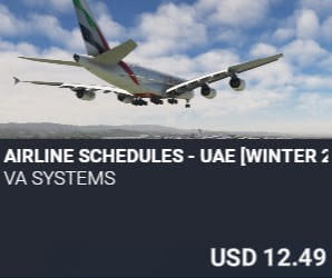 Airline Schedules - UAE [Winter 2025] by VA SYSTEMS. USD $12.49