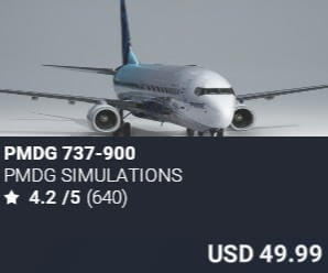 PMDG 737-900 by PMDG Simulations. USD $49.99