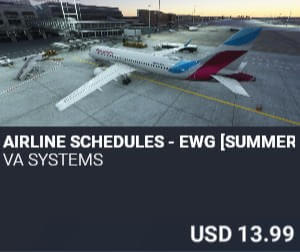 Airline Schedules - EWG [Summer 2025] by VA SYSTEMS. USD $13.99