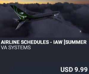 Airline Schedules - IAW [Summer 2025] by VA SYSTEMS. USD $9.99
