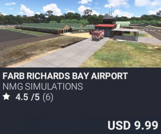 FARB Richards Bay Airport by NMG Simulations. USD $9.99