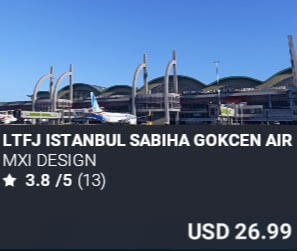 LTFJ Istanbul Sabiha Gokcen Airport by MXI Design. USD $26.99