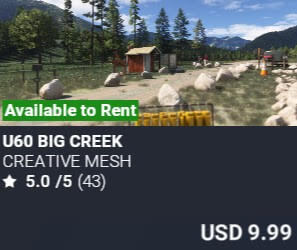 U60 Big Creek by Creative Mesh. USD $9.99