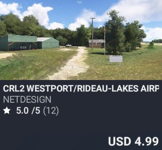 CRL2 Westport/Rideau-Lakes Airport by NetDesign. USD $4.99