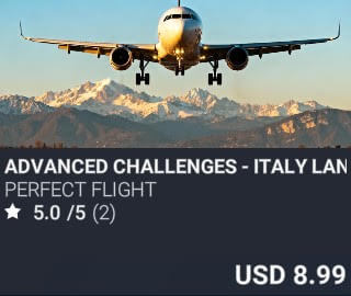 Advanced Challenges - Italy Landings by Perfect Flight. USD $8.99