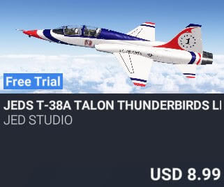 JEDS T-38A Talon Thunderbirds Liveries by Creator. USD $8.99