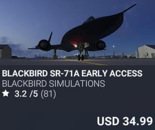Blackbird SR-71A Early Access by Blackbird Simulations. USD $34.99