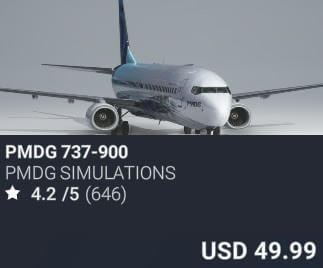 PMDG 737-900 by PMDG Simulations. USD $49.99