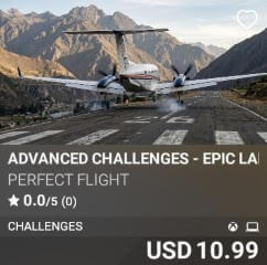 Advanced Challenges - Epic Landings Vol. 2 by Perfect Flight. USD $10.99