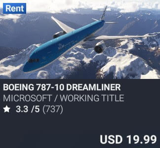Boeing 787-10 Dreamliner by Microsoft / Working Title. USD $19.99