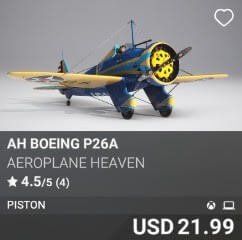 AH Boeing P26A by Aeroplane Heaven. USD $21.99