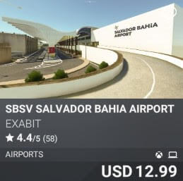 SBSV Salvador Bahia Airport by Exabit. USD $12.99