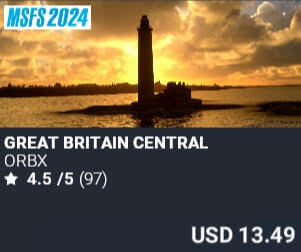 Great Britain Central by Orbx. USD $13.49