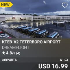KTEB-V2 Teterboro Airport by Dreamflight. USD $16.99