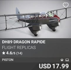DH89 Dragon Rapide by Flight Replicas. USD $17.99