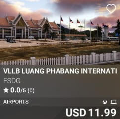 VLLB Luang Phabang International Airport by FSDG. USD $11.99