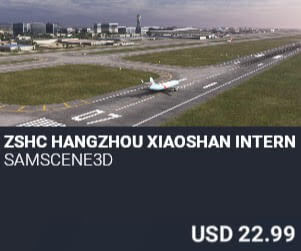ZSHC Hangzhou Xiaoshan International Airport by SamScene3D. USD $22.99
