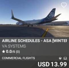 Airline Schedules - ASA [Winter 2025] by VA SYSTEMS. USD $13.99