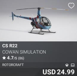 CS R22 by Cowan Simulation. USD $24.99