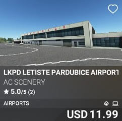 LKPD Letiste Pardubice Airport by AC Scenery. USD $11.99