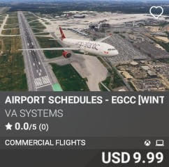 Airport Schedules - EGCC [Winter 2025] by VA SYSTEMS. USD $9.99