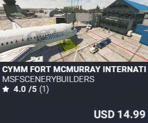 CYMM Fort McMurray International Airport by MSFScenerybuilders. USD $14.99