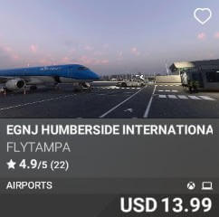 EGNJ Humberside International Airport by Flytampa. USD $13.99