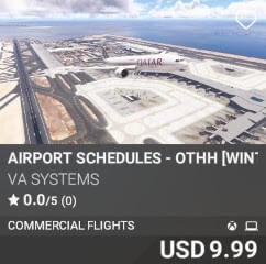 Airport Schedules - OTHH [Winter 2025] by VA SYSTEMS. USD $9.99