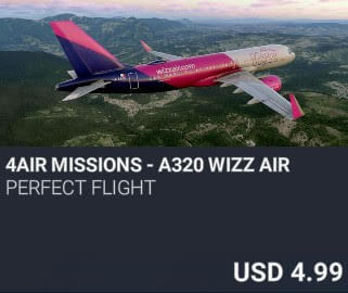 4AIR MISSIONS - A320 WIZZ AIR by MISSION. USD $4.99