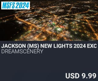 Jackson (MS) New Lights 2024 Exclusive Edition by Dreamscenery. USD $9.99
