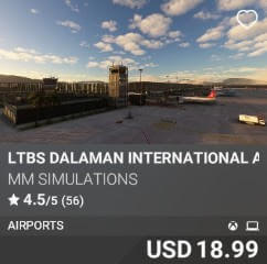 LTBS Dalaman International Airport by MM SIMULATIONS. USD $18.99