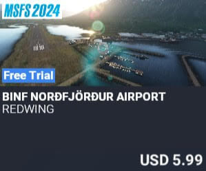 BINF Nor&eth;fj&ouml;r&eth;ur Airport by REDWING. USD $5.99