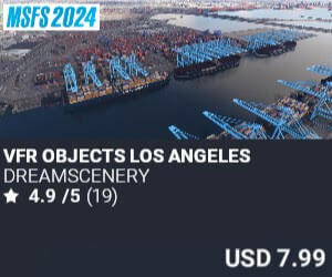 VFR Objects Los Angeles by Dreamscenery. USD $7.99