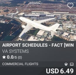 Airport Schedules - FACT [Winter 2025] by VA SYSTEMS. USD $6.49