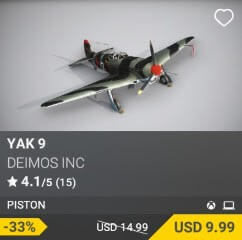 Yak 9 by DeimoS Inc. USD $14.99 (on sale for 9.99)