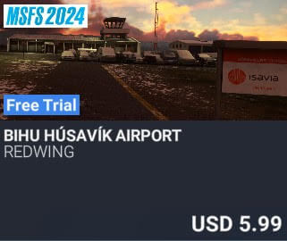 BIHU H&uacute;sav&iacute;k Airport by REDWING. USD $5.99