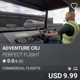 Adventure CRJ by Perfect Flight. USD $9.99