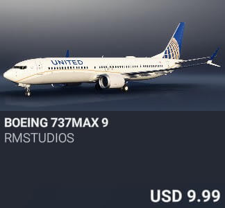 BOEING 737MAX 9 by RMSTUDIOS. USD $9.99