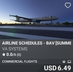 Airline Schedules - BAV [Summer 2025] by VA SYSTEMS. USD $6.49