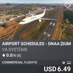 Airport Schedules - DNAA [Summer 2025] by VA SYSTEMS. USD $6.49