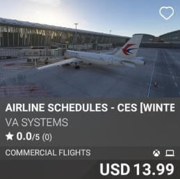 Airline Schedules - CES [Winter 2025] by VA SYSTEMS. USD $13.99