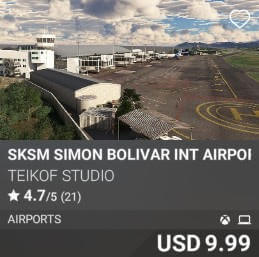 SKSM Simon Bolivar Int airport by TEIKOF Studio. USD $9.99