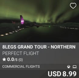 8LEGS GRAND TOUR - NORTHERN LIGHTS by Perfect Flight. USD $8.99