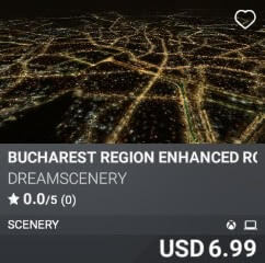 Bucharest Region Enhanced Road Lights by Dreamscenery. USD $6.99